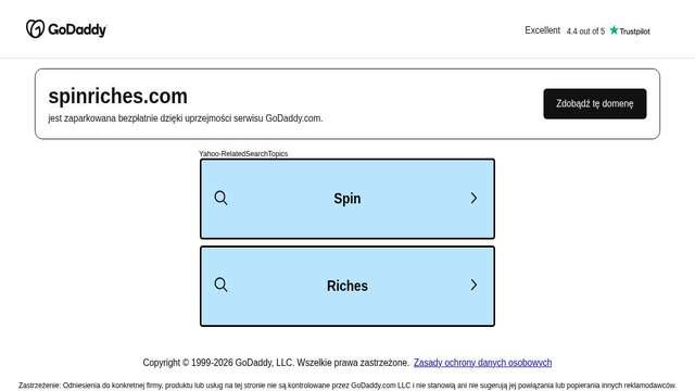 SpinRiches casino screenshot
